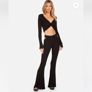 Micheal Lauren TODDY PANT W/ HIP CUTOUT ribbed